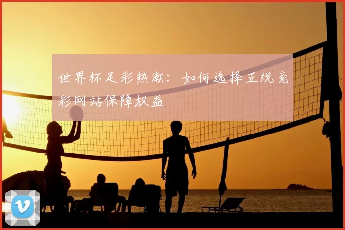 世界杯足彩热潮：如何选择正规竞彩网站保障权益