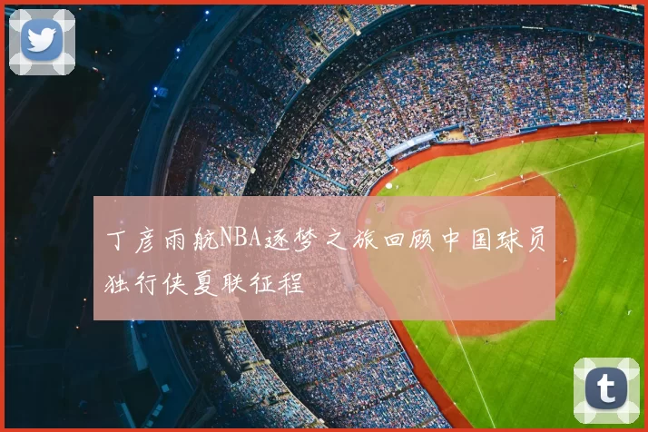 丁彦雨航NBA逐梦之旅回顾中国球员独行侠夏联征程