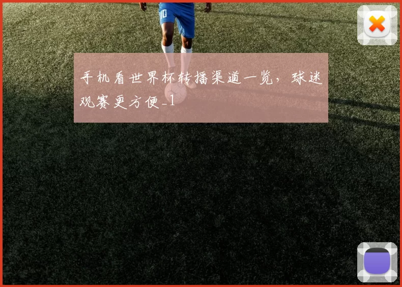 手机看世界杯转播渠道一览,球迷观赛更方便_1